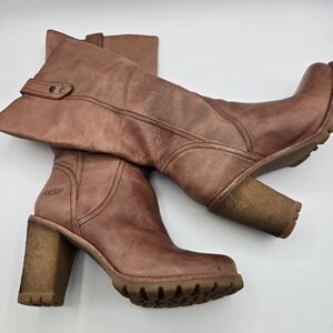 UGG Women's Brown Heeled Boots